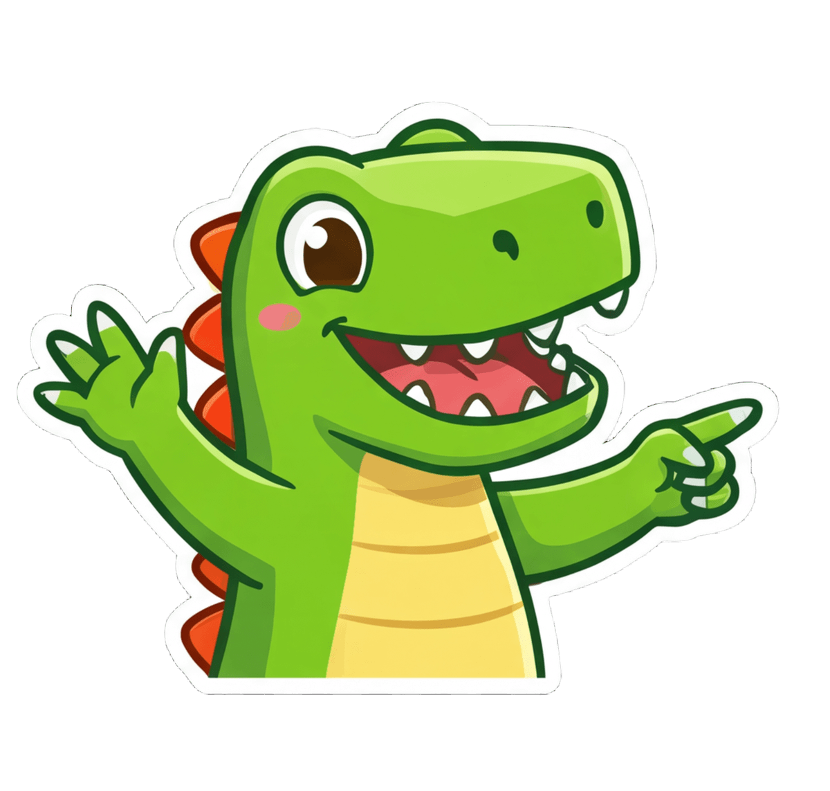 Dino mascot helper