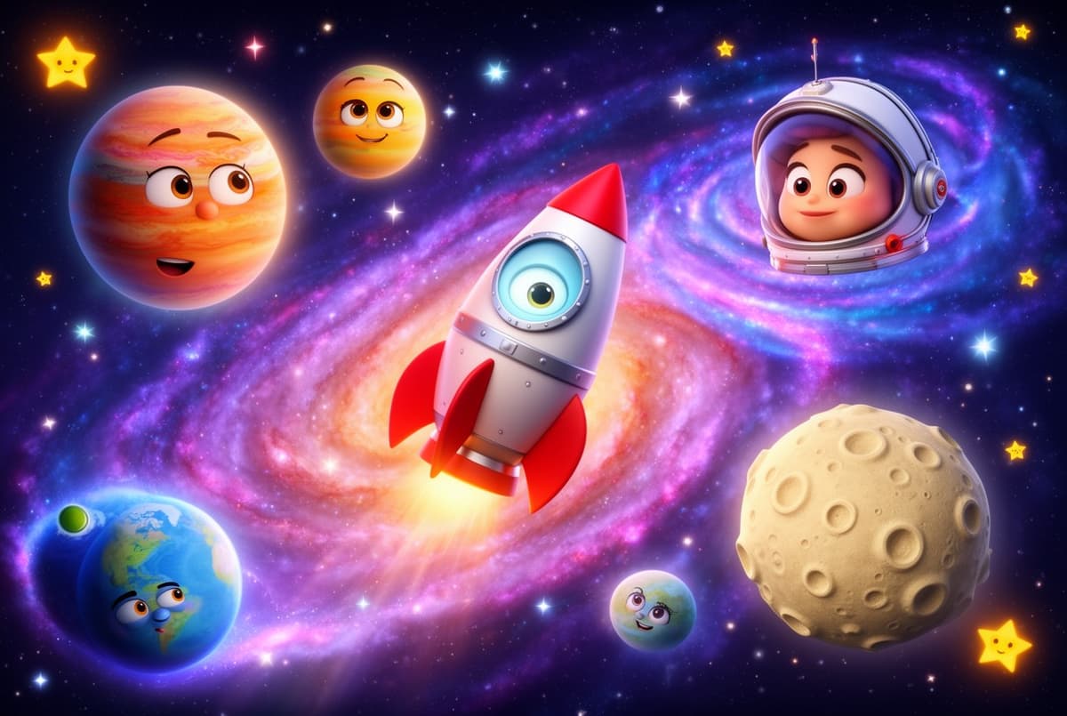 Weltraumgeschichten für Kinder